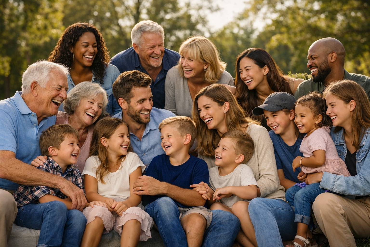 Family spending time together